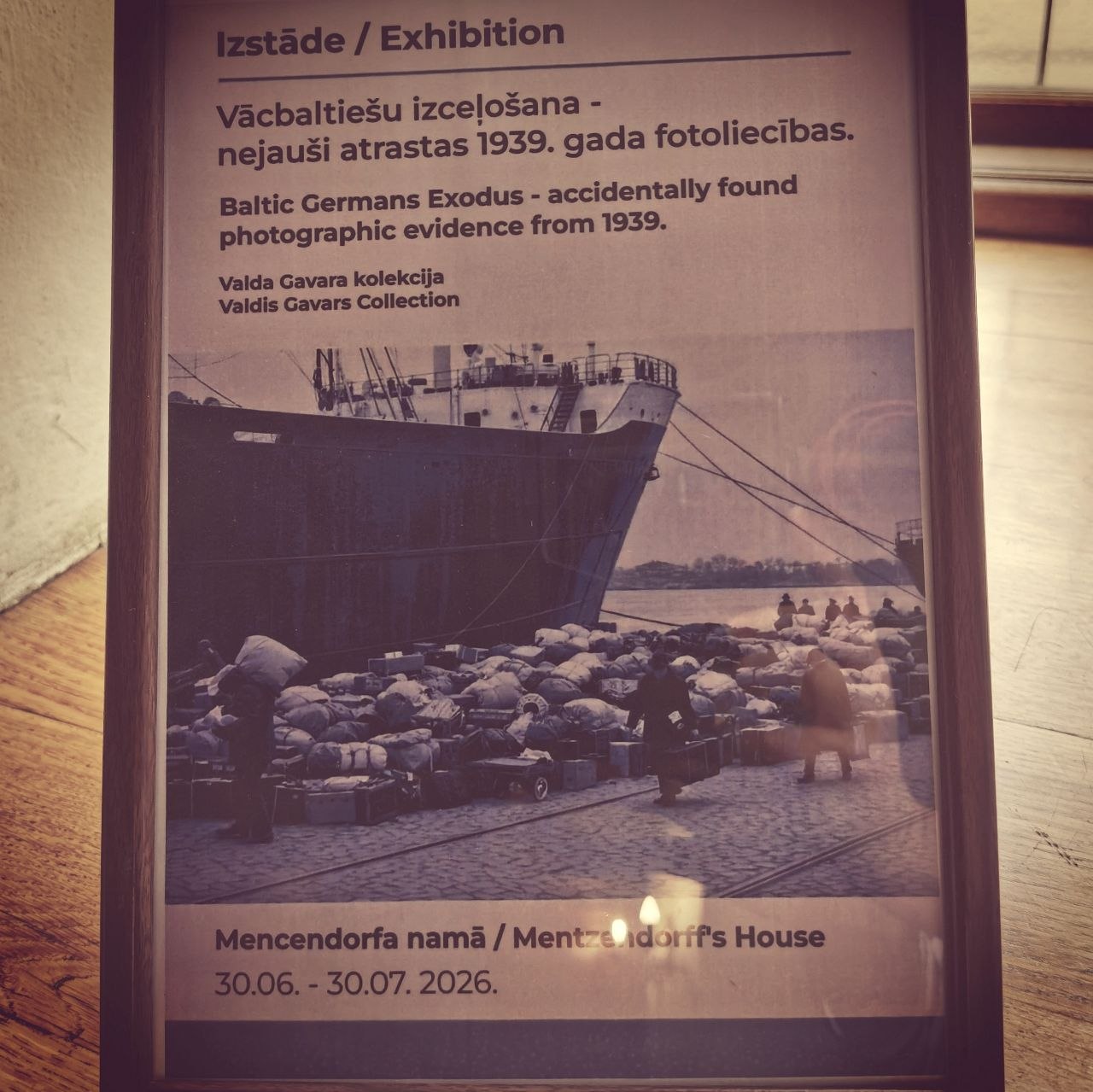 Deutschbalten verlassen Lettland 1939 auf Schiffen über die Ostsee